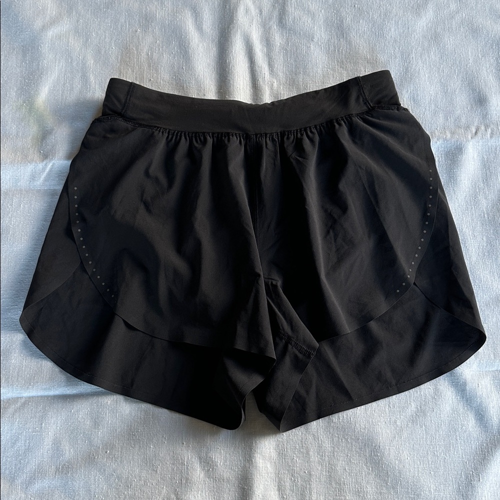Lululemon Fast and Free High-Rise Classic-Fit Split Short Black XS